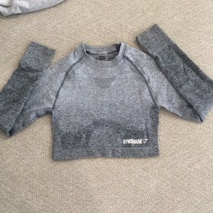 Gymshark ombré crop top